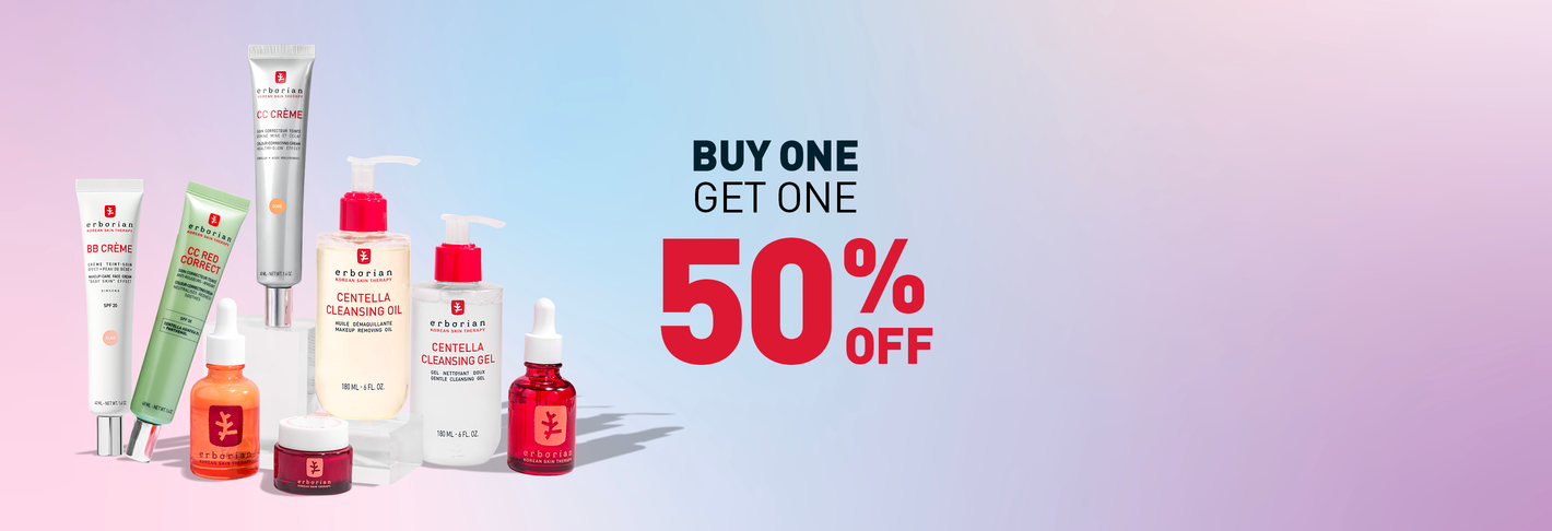 Buy 1 Get 1 50% Off