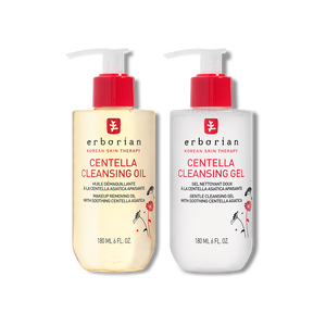 Korean Double Cleansing Routine (Oil & Gel) 180 ml | Erborian