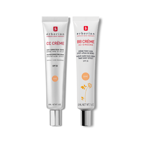 Doré Complexion Duo | BB Cream & CC Cream Doré | ERBORIAN UK