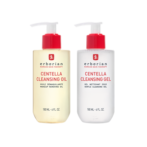 Korean Double Cleansing Routine (Oil & Gel) 180 ml | Erborian
