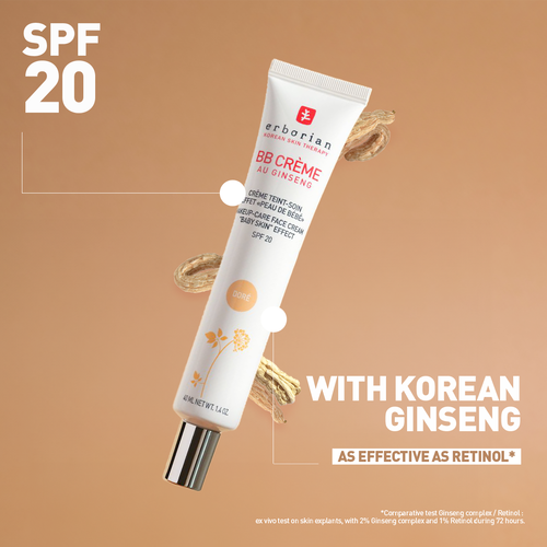 BBクリーム RHR CY Skin Cream Pro Erborian BB Cream 40ml | BB Cream Clair SPF 20 | Erborian UK